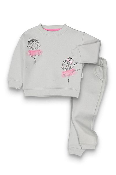 baby flamindo Baby Flamindo Tulk Skirt Girl Printed 3 Thread Girl's Suit