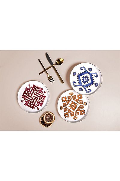 Porland Arabesque 6-piece Cake Set 18cm