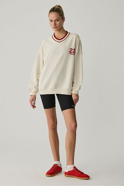 Urban Beat Oganna Women's Ecru Sweatshirt