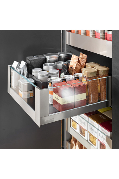 Blum İç Kiler Çekmecesi Legrabox Free C Yüksek Camlı Yanak Önü Camlı 50 Cm. Frenli Otion Orion G