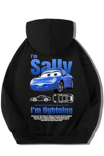 BRZ KIDS Унисекс детски суичър Sally Cars