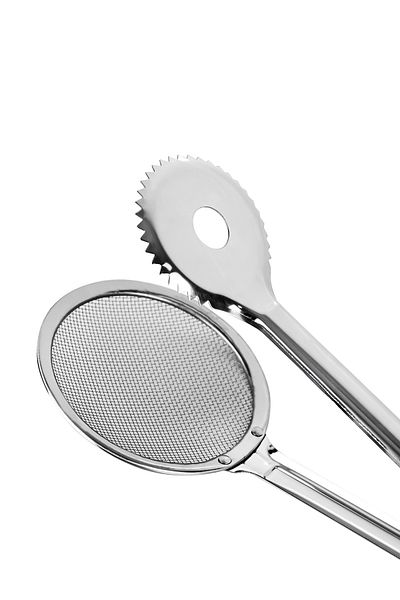 Nehir Simple Strainer Frying Tongs