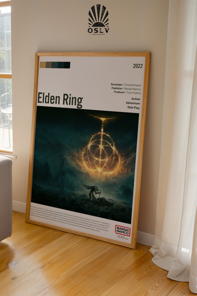 Osliva Shop Elden Ring Poster, Gaming Poster, Çerçevesiz Poster, Oyun Posteri...