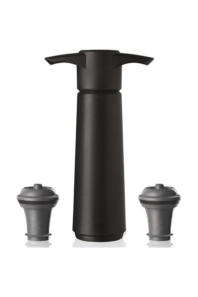 Vacu Vin 09814606   (1 Pump, 2 Tipa) Wine Vacuum Set