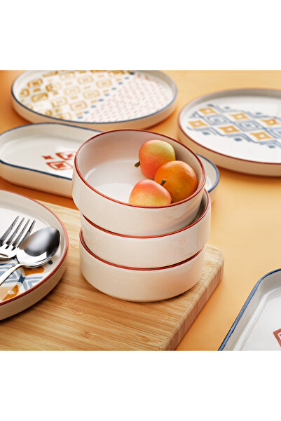 Schafer Sunny Σετ Πρωινού για 4 Άτομα-10 Τεμάχια-πορτοκαλί