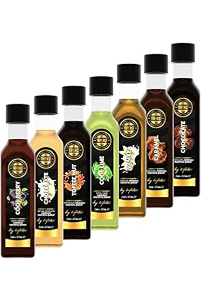 By Tüfekçi By Çi 7'li Avantajlı Özel Paketi Gerçek Şeker Pancarından Kahve, Pasta Ve Kokteyl Şurub