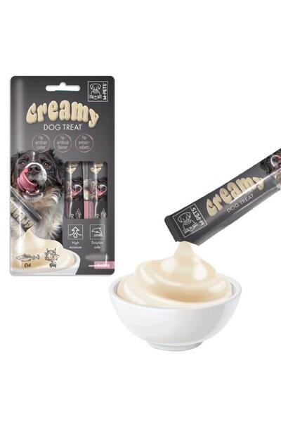 M-PETS KÖPEK ÖDÜLÜ CREAMY MORİNA BALIKLI BİFTEKLİ 4X15GR