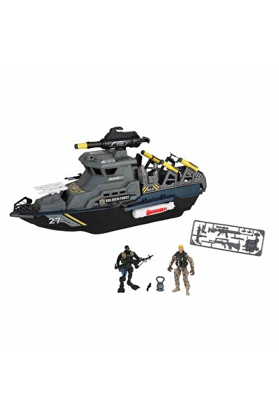 Sunman Asker Oyun Seti Sünger Mermi Fırlatan Büyük Kurtarma Botu