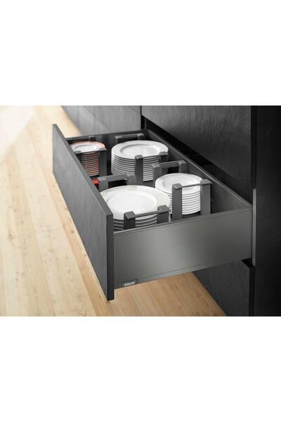Blum Legrabox Pure C Yüksek Yanak 55 Cm. Tip-on Otion Orion Gri Antrasit