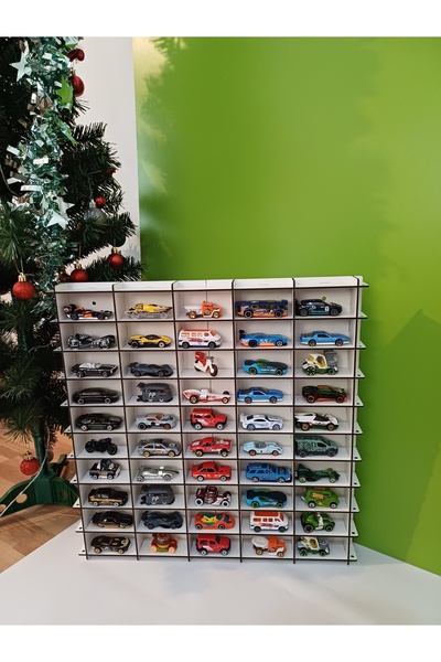 MrTemur Hotwheels Duvar Rafı, Matchbox Duvar Rafı, Araba Rafı, Kapaksız Modeldir