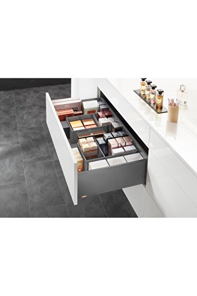 Blum Legrabox Pure C Yüksek Yanak 45 Cm. Frenli Otion Orion Gri Antrasit