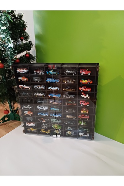 MrTemur Pleksi Kapaklı Hotwheels Duvar Rafı, Matchbox Duvar Rafı, Akrilik Kapaklı Araba Rafı,
