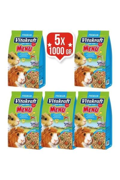 Vitakraft Menu Vital Premium Ginepig Yemi 1 kg x 5 Adet