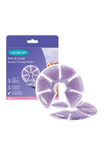 Lansinoh وسادة علاج الثدي الساخنة والباردة من Therapearl