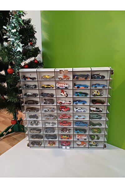 MrTemur Pleksi Kapaklı Hotwheels Duvar Rafı, Matchbox Duvar Rafı, Akrilik Kap...