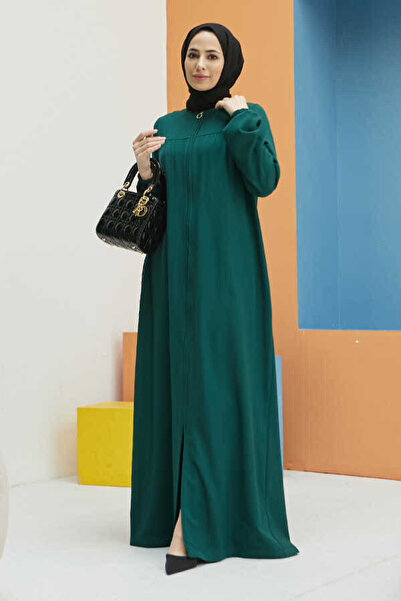 Neways أخضر زمردي 6470-denim Ferace بسحاب