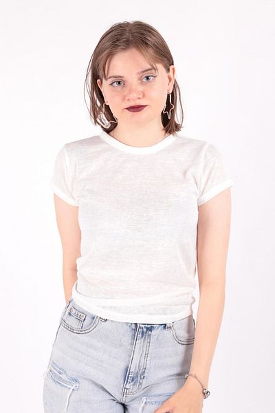 BUSEM Busem S 0016230   Γυναικείο T-Shirt με λεπτή λάμψη