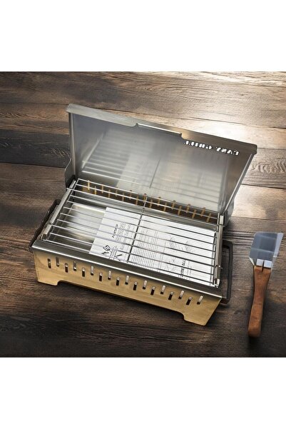 Copper Atelier Katlanabilir   Portatif Kalın Inox Paslanmaz Mangal