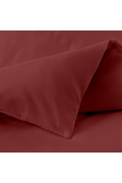 Evim 100% Cotton Akfil Duvet Cover Set Single 160X220 cm Dark Claret Red