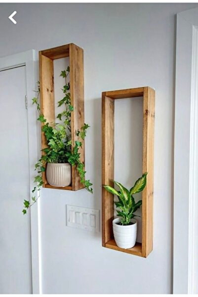 retron atölye woodworks Ahşap Duvar Rafı