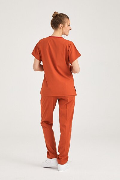Pozitif Üniforma Tile Lycra Nurse Jersey Bottom Top Surgical Team Scrubs Uniform Surgical Jersey