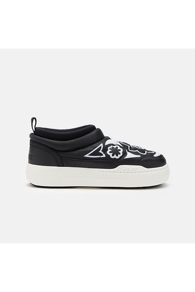 MOON BOOT حذاء سنيكر للنساء / البنات (يومي) 80D2470030-NA02 Moon Boot Park ناعم زهرة أسود / أبيض
