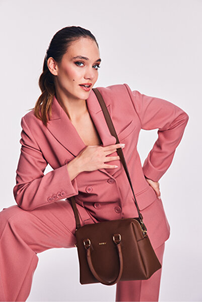 Nautica Cn6517T Model Women's Shoulder Bag - Brown