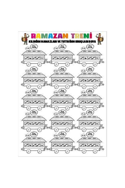 Parti Dükkanım Çocuklar Için Ramazan Hediye Etkinlik Seti 4 Parça