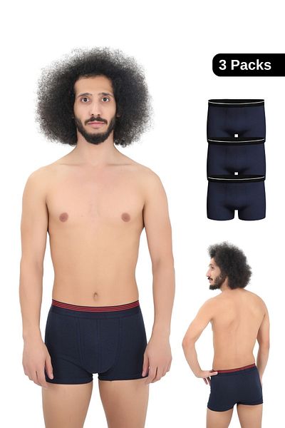CENKO Ανδρικά 3 τεμάχια Lycra Slim Fit Thin Fabric Οικονομικά Boxers σε Ειδική Συσκευασία Κατάλληλη για Καθημερινή Χρήση