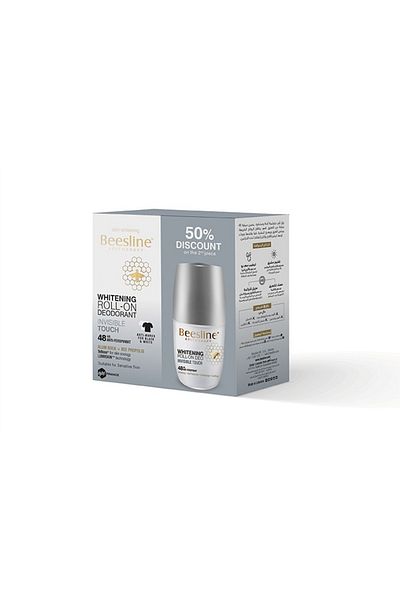 Beesline مزيل العرق رول أون لتبييض البشرة - لمسة غير مرئية (قرص واحد + 50%)