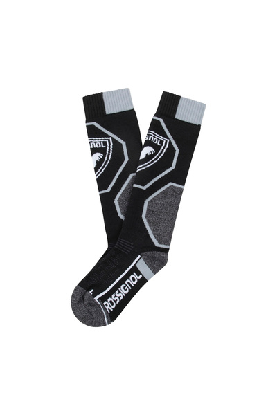 Rossignol جوارب Jr Speed ​​Confort للجنسين للأطفال باللون الأسود للتزلج على ا...