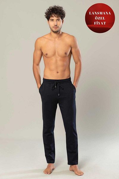 Weweus Ανδρικό παντελόνι Navy Blue Jogger 226 - 2 Thread