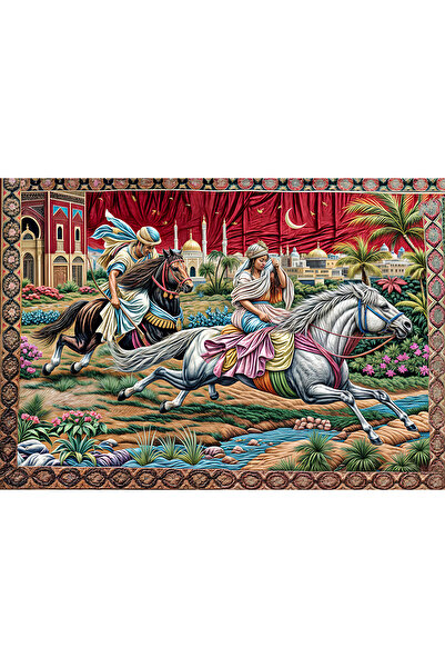 Vendini Vintage Series Princess Escape from the Palace Wall Tapestry Wall Covering Wall Tapestry