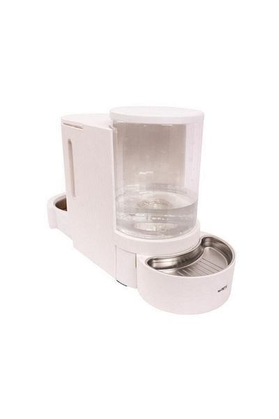 M-PETS Duplo Food and Water Container with Reservoir White 6L/2.65Kg