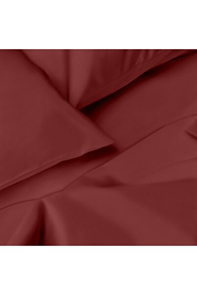 Evim 100% Cotton Akfil Duvet Cover Set Single 160X220 cm Dark Claret Red