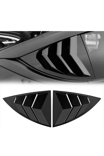 Harphour Tesla Model Y Uyumlu İthal Parlak Siyah Kelebek Cam Kaplaması