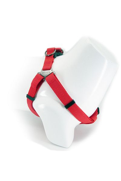Tailpetz Red Step-In Dog Chest Collar - Sturdy Adjustable and Easy to Wear