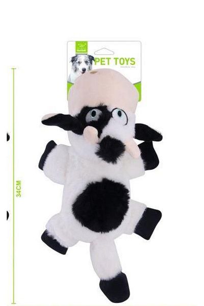 Nunbell Plush Cow Dog Toy