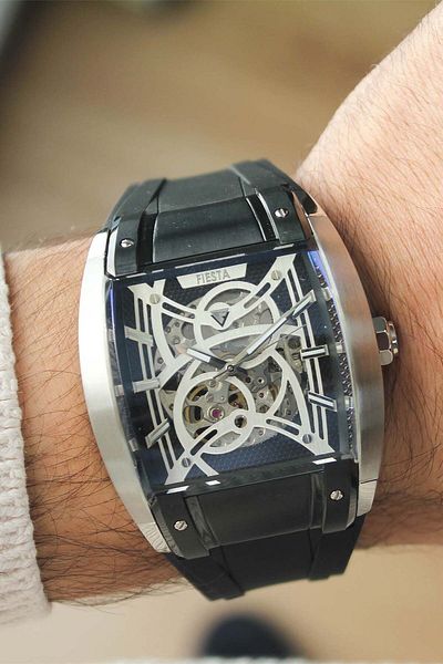 Fiesta Fs 600449   Automatic Men's Wrist Watch with Silicone Band