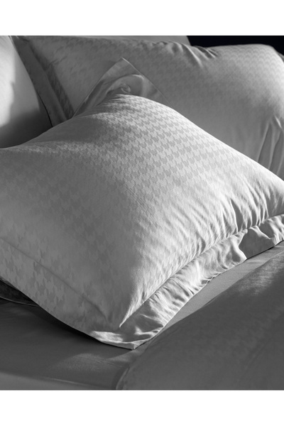 Madame Coco Lune King Size Bambu Saten Nevresim Takımı - Taş