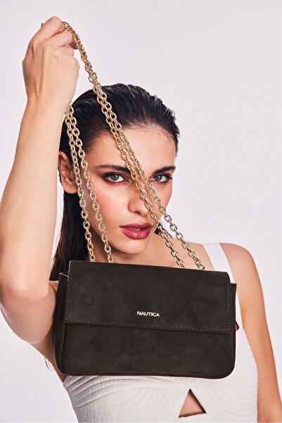 Nautica Women's Shoulder Bag Khaki - Cn6547T