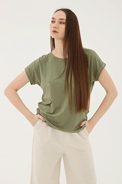 Fashion Friends Γυναικεία μπλούζα με λαιμόκοψη 24Y0194K1