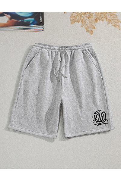 De Carte 420 С графити принт, свободни, унисекс, сезонни бермуди