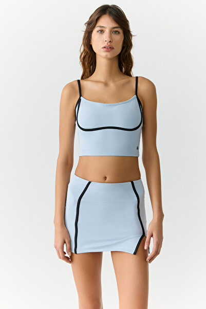 Urban Beat SHAVONTE Urbanbeat női pántos mell alatti csövek részletes világoskék mellszobor