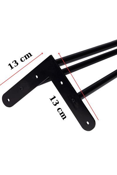 Evnalia Suport tip fagure de miere de 80 cm și picior de dulap țeavă cu profil metalic picior de ac de păr Masă înaltă de bar - Pingolu