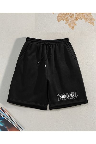 De Carte Stay Clean Printed Sporty Seasonal Unisex Σορτς Βερμούδες