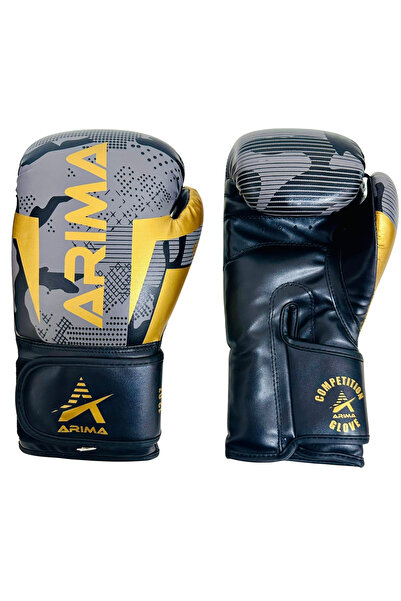 ARIMA KAMUFLAJ Boks/Kickboks/Muay Thai Eldiven (Siyah)