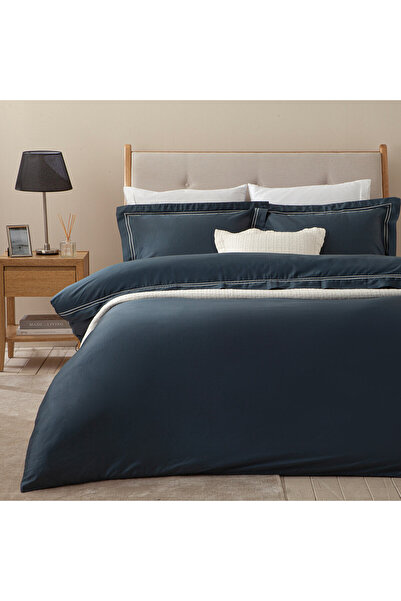 Chakra Glad Nevresim Seti 200x220 Cm Mavi/beyaz