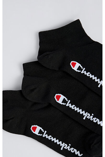 Champion Basics 3Pk Sneaker Socks Black Unisex Socks-U20100-Kk001