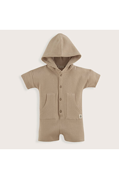 Chakra Marine Kapüşonlu Tulum Bej